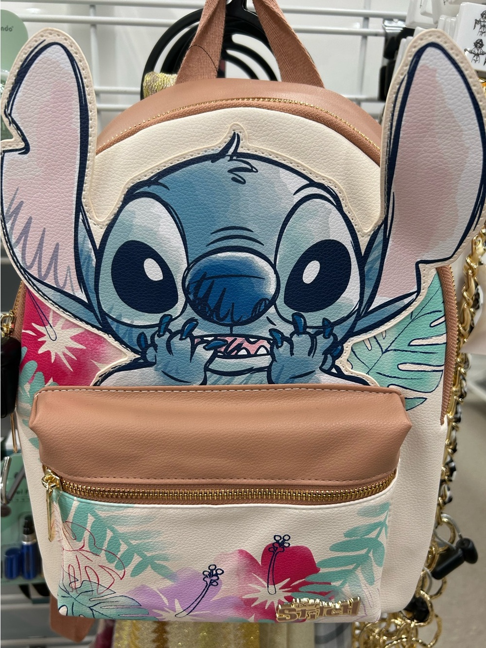 Cute 🥰 Disney Stitch Tropical Mini Backpack